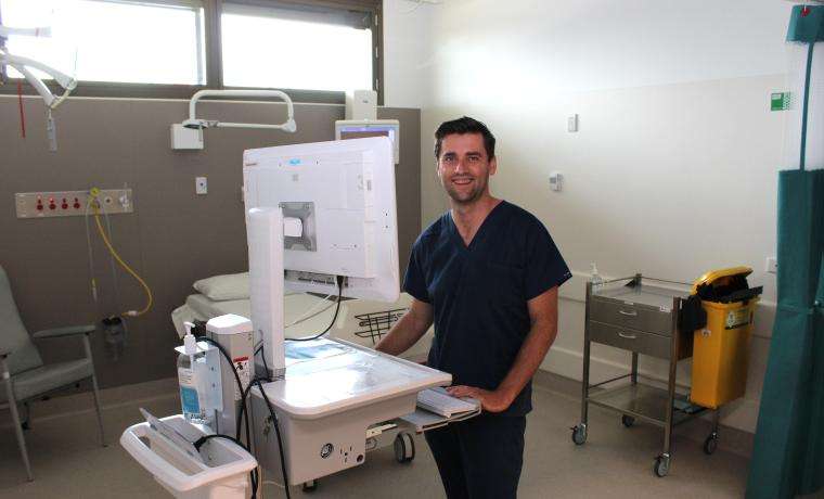 Dr Jonathan Henry is a friendly face in the Emergency Department at Wonthaggi Hospital.