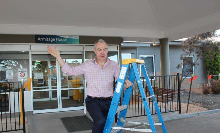 Dr Dan Crompton, Clinical Director of Emergency Medicine at Bass Coast Health, is urging people to exercise caution when using ladders to avoid being admitted to the Emergency Department at Armitage House at Wonthaggi Hospital (pictured) or Urgent Care Centre at Phillip Island Health Hub.
