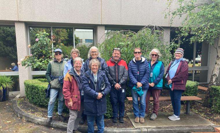 The Volunteers of the Bass Coast Health Gardening Group enhance the grounds of Wonthaggi Hospital.