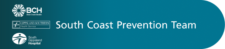 South Coast Prevention Team graphic from Beth Allan 2025 09 16